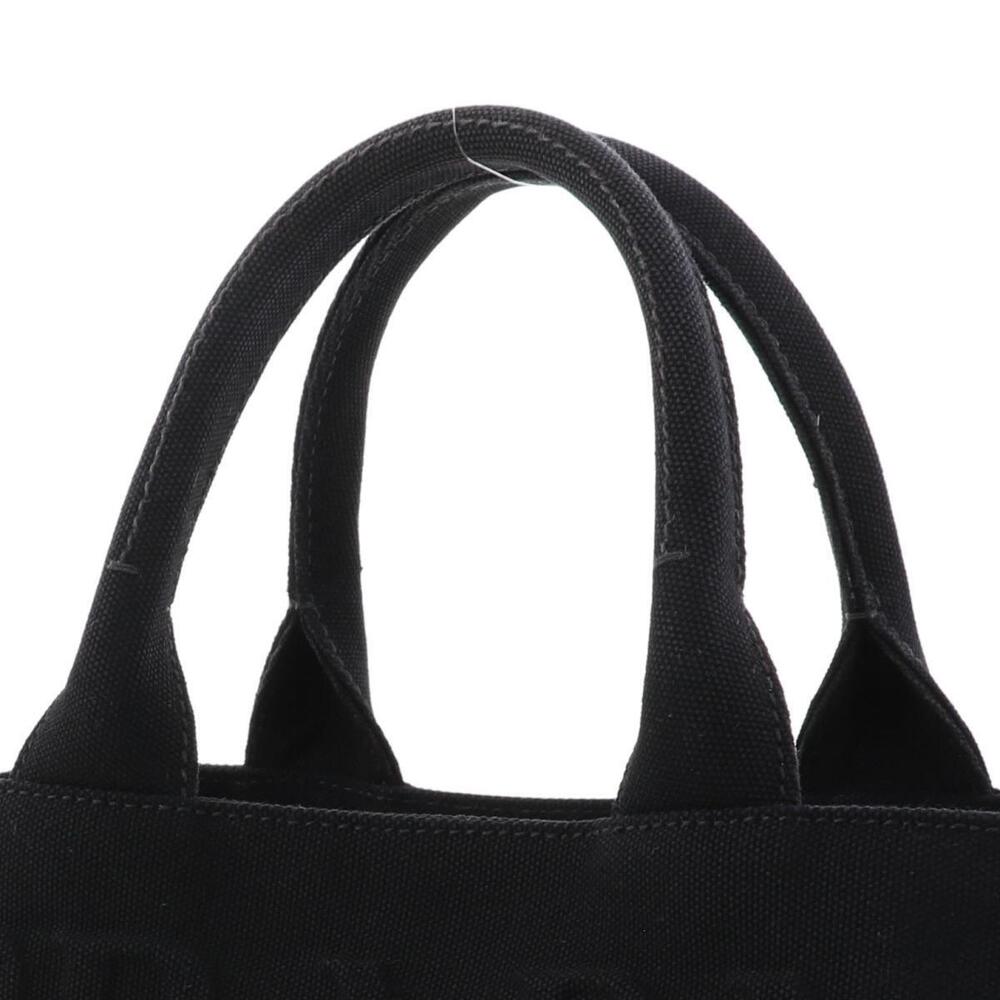 PRADA Canapa Shoulder Bag Messenger Black - Picture 3 of 6